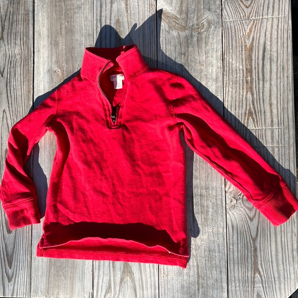 Crewcuts boys half zip up pop-over